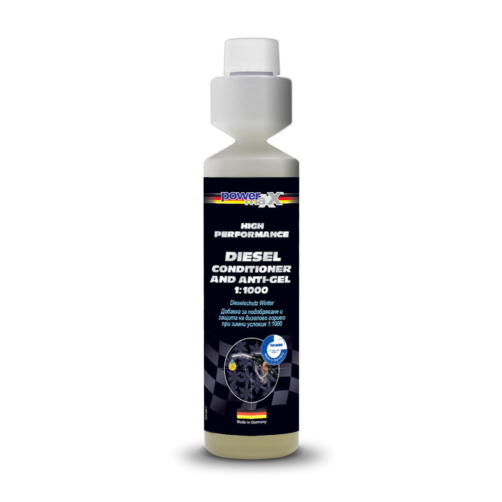 Зимна добавка за дизел PowermaXX Diesel Cond.&Anti-gel 1:1000 250ml с дозатор 51095
