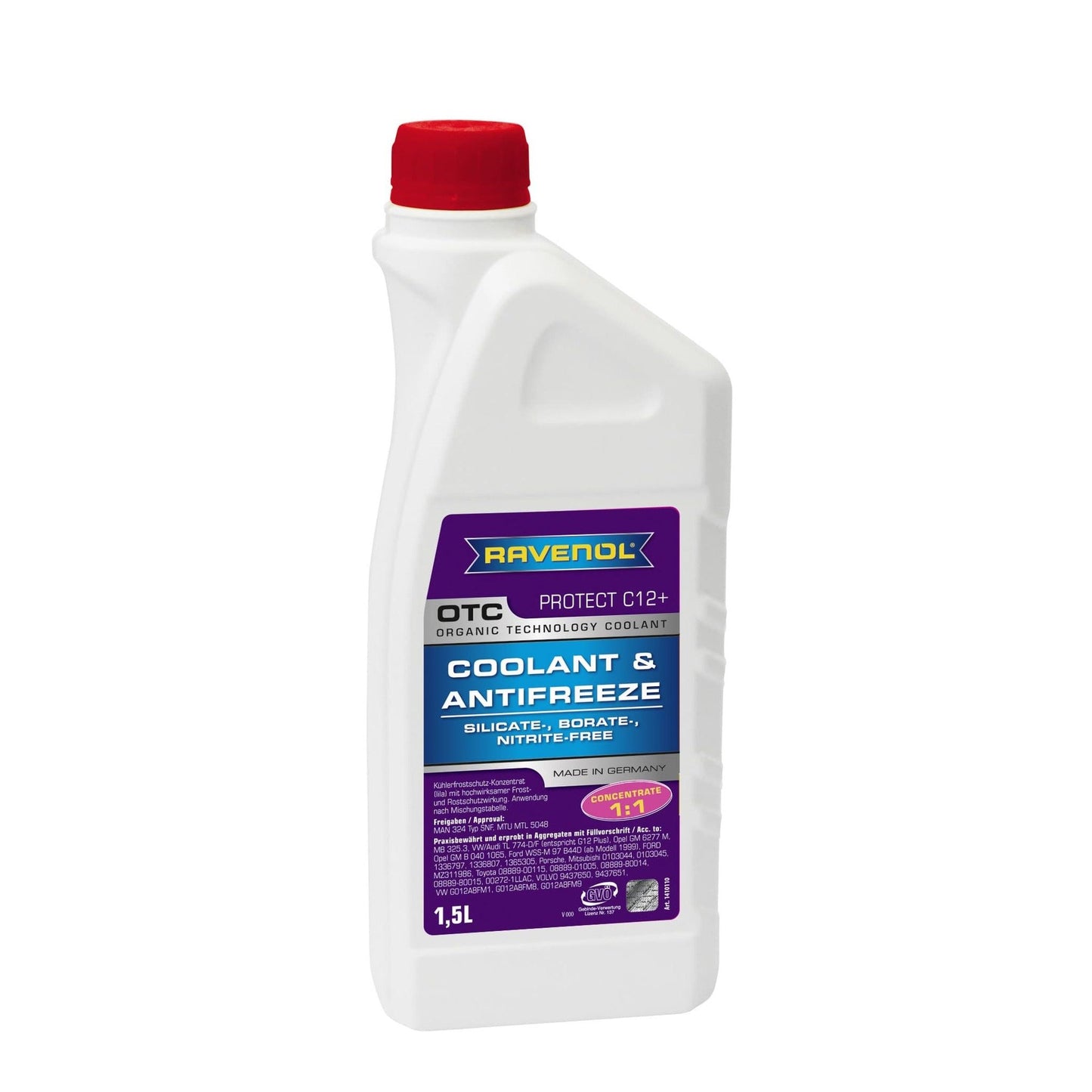 Антифриз RAVENOL OTC Organic Techn. Coolant Concentrate 1.5л