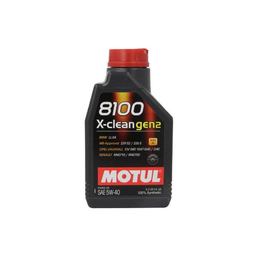 Motul 8100 X-Clean GEN 2 5W40 1L