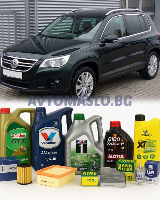 Комплект Масло и Филтри за VW Tiguan 2.0TDI 170кс. CBBB